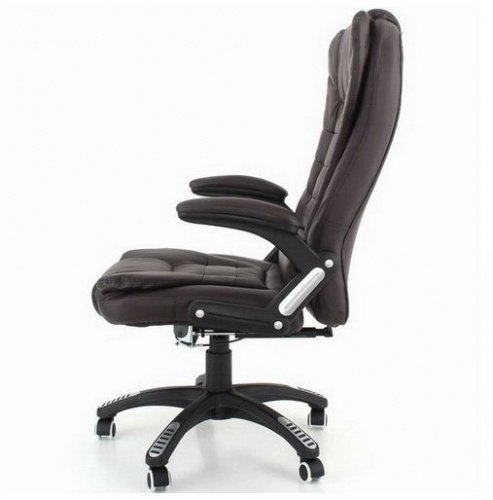 Офисное кресло CALVIANO Veroni с массажем (темный шоколад) 355 