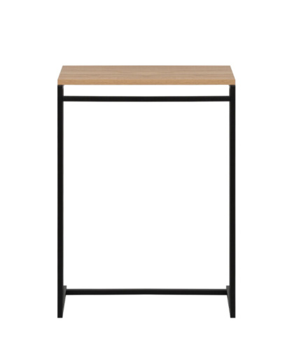 Стол приставной Leset Стилвуд 1 черный дуб крафт золотой 