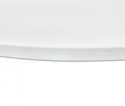 Стол Sheffilton SHT-TU14/80 МДФ белый муар золото белоснежная шагрень 