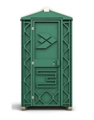 Туалетная кабина Люкс Ecostyle зеленый
