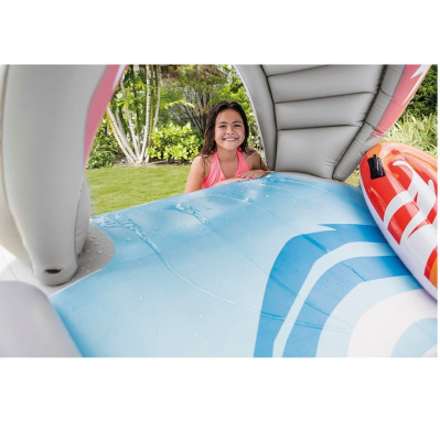Надувная водная горка Intex Акула 57159NP