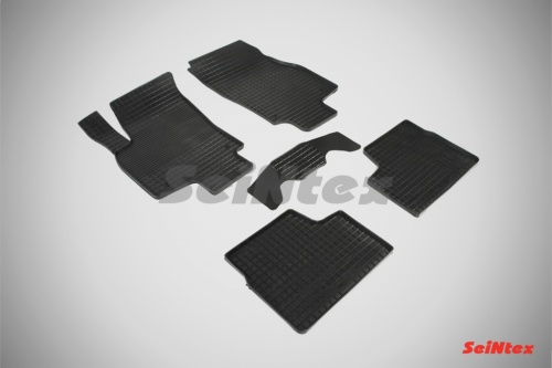 Резиновые коврики салона Сетка для Opel Astra H 2004-2015 Черные