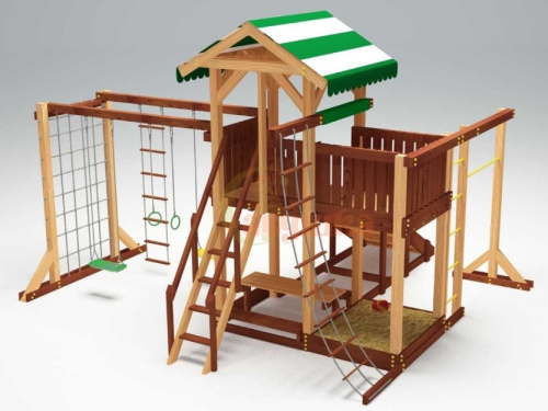 Детская спортивная площадка для дачи Савушка 4 Cезона 6
