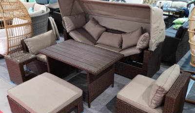Комплект мебели с диваном AFM-320B-T320 Brown