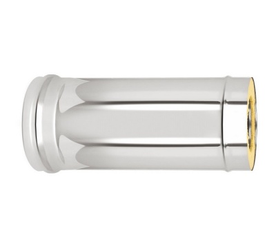 Сэндвич-труба Нерж+Нерж (AISI 430/0,8мм) д.115х200 L-0,25м