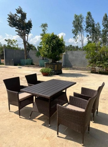 Комплект мебели AM-196B/T196 Brown 4Pcs