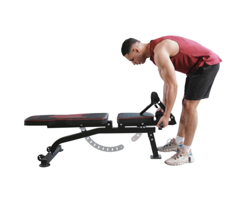 Скамья для жима DFC Sperax со сгибателем разгибателем для ног