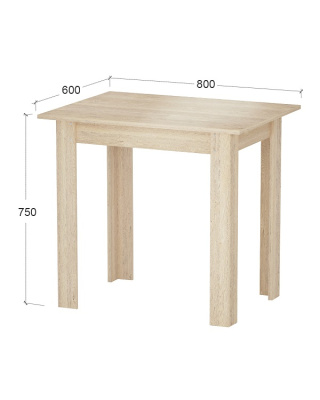 Стол обеденный Афина СН-130.10 дуб экспрессив песочный 