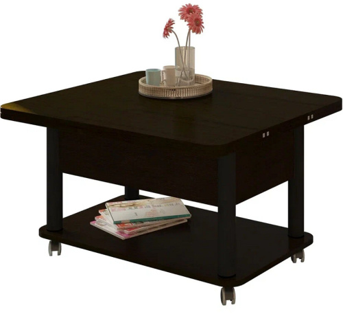 Стол-трансформер Джокер венге темный черный 