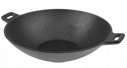 Кастрюля-казан wok чугунный 31 см KRISBERG KS-2561
