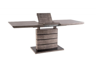 Стол обеденный SIGNAL LEONARDO 140 раскладной бетон 