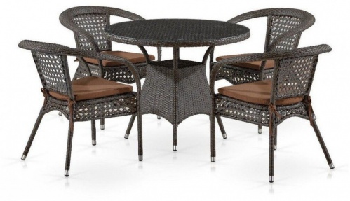 Комплект мебели Лион-1A T220CT Y32-W53 Brown 4Pcs