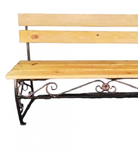 Скамейка со спинкой С77 Саниджи