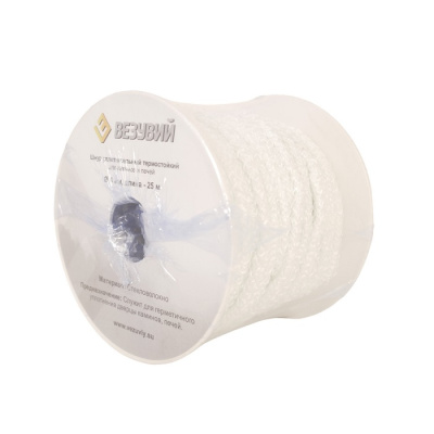 Шнур термостойкий ВЕЗУВИЙ 8мм (25м/п)