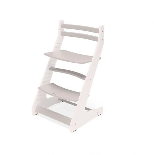 Растущий регулируемый стул Вырастайка Eco Prime белый серый 