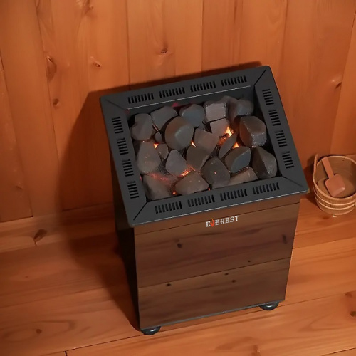 Электрокаменка EVEREST BLACK CRYSTAL S180