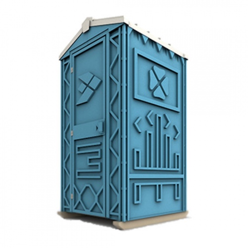 Туалетная кабина Люкс Ecostyle синий