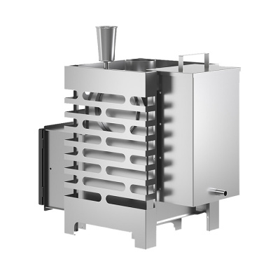 Печь для бани ASTON 12 INOX стекло АКВА