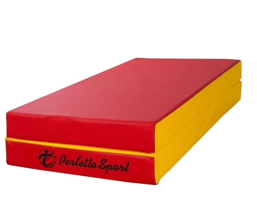 Мат №3 100 х 100 х 10 складной Perfetto Sport красно желтый