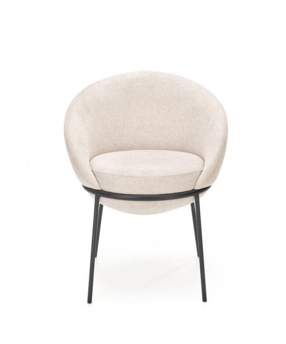 Стул HALMAR K482 бежевый черный 