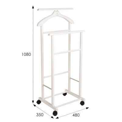 Вешалка костюмная В 22Н белый 
