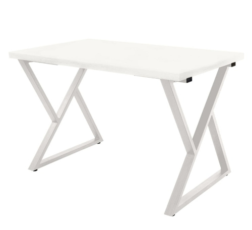 Стол Дели 160х80 белый металл белый 