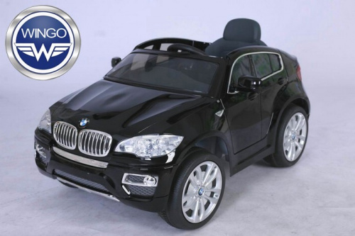 Детский электромобиль Wingo BMW Х6 (черный)