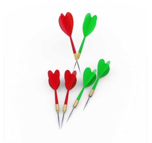 Дартс DFC двусторонний 40,3 см 6 дротиков