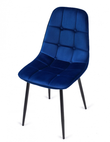 Стул HALMAR K417 синий черный 