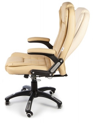 Вибромассажное кресло Calviano Veroni 55 бежевое с массажем 