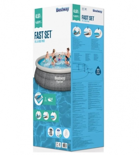Надувной бассейн Bestway Fast Set 57372