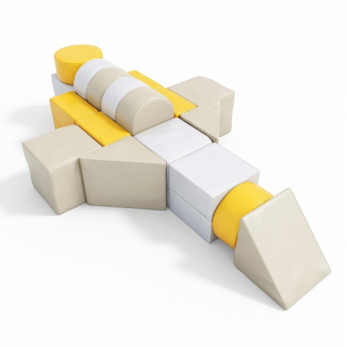 Мягкий конструктор Звездолёт Romana ДМФ-МК-13.90.21 Pastel