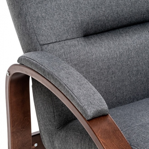 Кресло Leset Лион орех текстура Малмо 95 