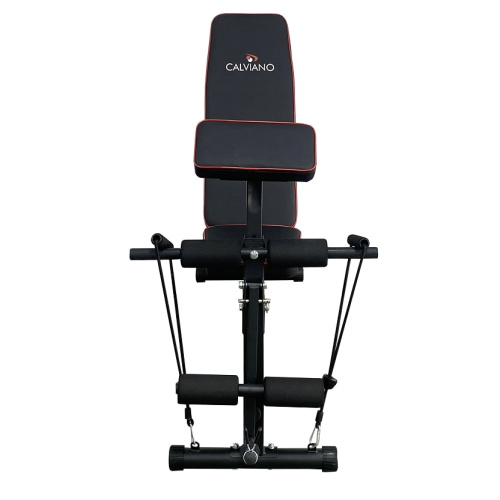 Скамья спортивная Calviano 1003 Red black складная