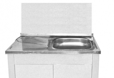 Тумба для умывальника Акватекс ДУЭТ белое золото