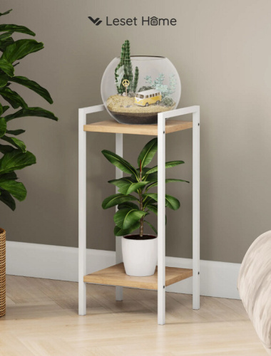 Подставка для цветов Leset Стилвуд 12 дуб крафт золотой 