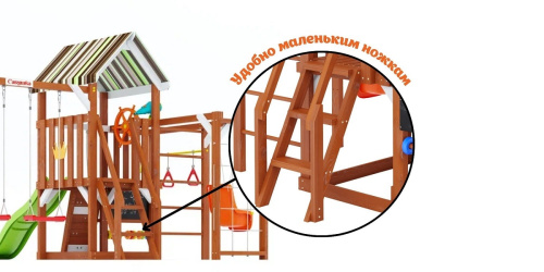 Детская площадка для дачи Савушка TooSun 12 салатовый