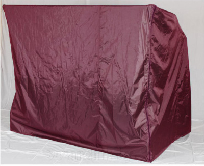 Чехол укрытие для садовых качелей до 220 см бордовый