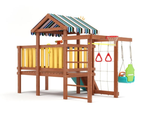 Детская спортивная площадка для дачи Савушка Baby Play 6 (Priority)