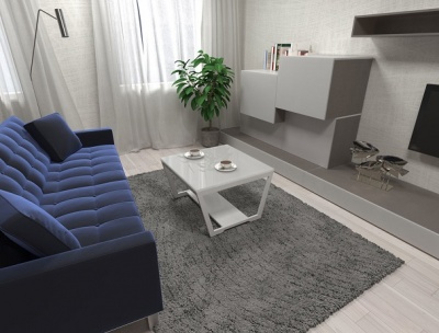 Стол журнальный BeautyStyle 1 белый 