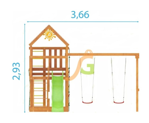Детская площадка IgraGrad Крафт Pro 6