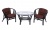IND Комплект Багама 1 дуэт венге подушка коричневая овальный стол 