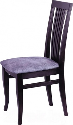 Стул МДК-99 Венге Микровелюр серый 