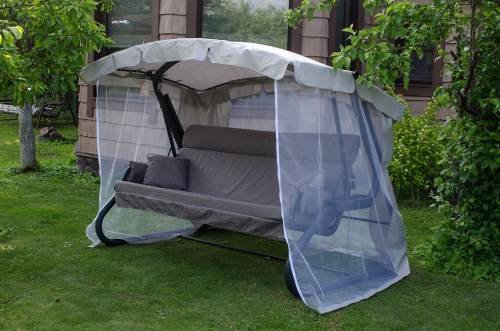 Качели садовые Империя A43А.626 антрацит Удачная мебель