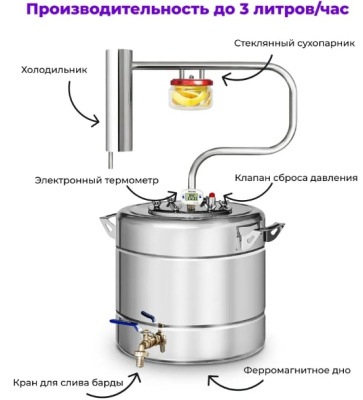 Дистиллятор Феникс Шахтер 20 л