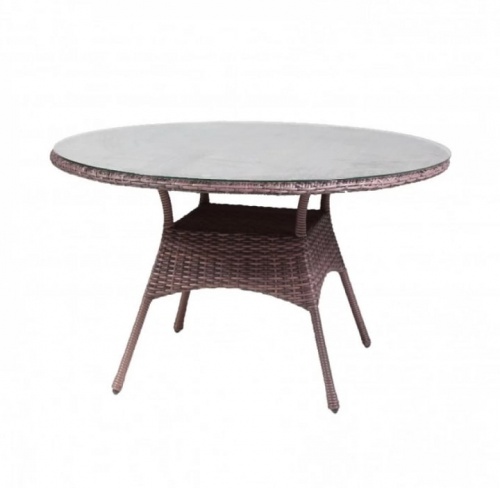 Стол круглый разборный 722 D130 шоколад