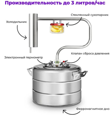 Дистиллятор Феникс Шахтер 15 л