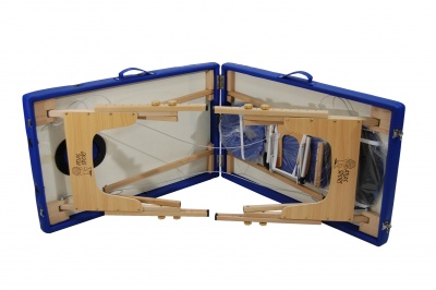 Массажный стол Atlas Sport складной 2-с деревянный + сумка в подарок