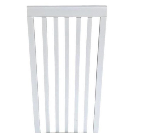 Стул МДК-82.1 Эмаль белая Микровелюр бежевый 