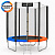 Батут AMETIST Outside D252-08FT Blue Orange